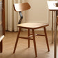 Industriële stijl zijstoel Solid Wood indoor Diner stoel voor woonkamer