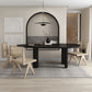 Oval Solid Wood Dining Table in Grey/Black Modern Table with 4 Legs for Restaurant Clearhalo ' dining_table' 'Dining Tables & Seating' 'Dining Tables' 'furn' 'furn_dining_table' 'Furniture' 'furniture_dining_table' 'Kitchen & Dining Furniture' 'kitchen&dining_furn' 'kitchen' 'kitchen_dining_table' 1200x1200_2d962330-5ea0-4079-b520-a0708a58bb8b