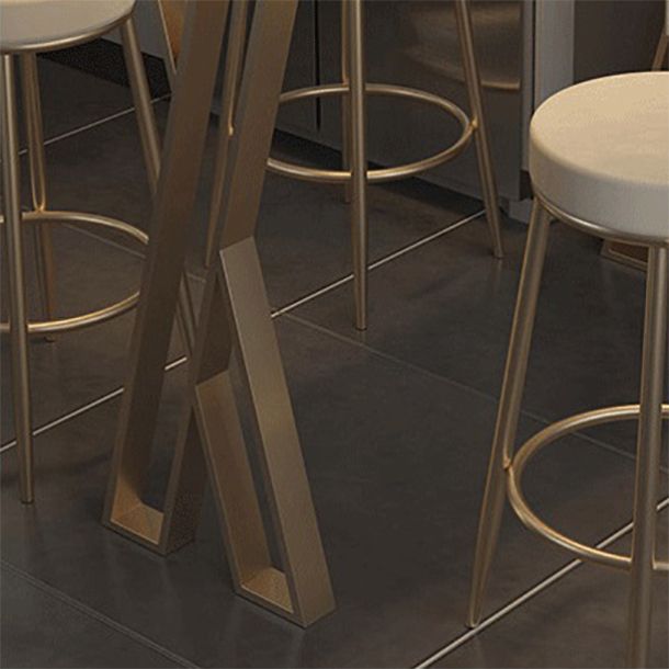 Stone Bar Counter Traditional Luxury Bar Counter with Double Pedestal Base Clearhalo 'Bar Furniture' 'Bar Tables' 'bar_tables' 'furn' 'furn_bar_tables' 'Furniture' 'furniture_bar_tables' 'Kitchen & Dining Furniture' 1200x1200_2d96b7ee-6c7c-4c01-8518-085523ec6c3f