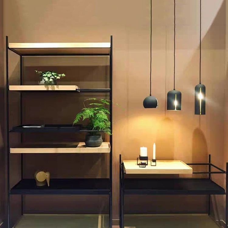 Contemporary Style Bookshelf Black Open Back Bookcase for Home Office Study Room Clearhalo 'Bookcases' 'furn' 'furn_bookcases' 'Furniture' 'furniture_bookcases' 'kitchen' 'kitchen_bookcases' 'Living Room Furniture' 'Office Furniture' 1200x1200_2d973bde-5041-4d30-bdca-7d6275e9dc88