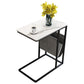 24,4 "hoher Ironcraft C Bodentisch Rechteckig Faux Marmor Top End Table mit Lagerung
