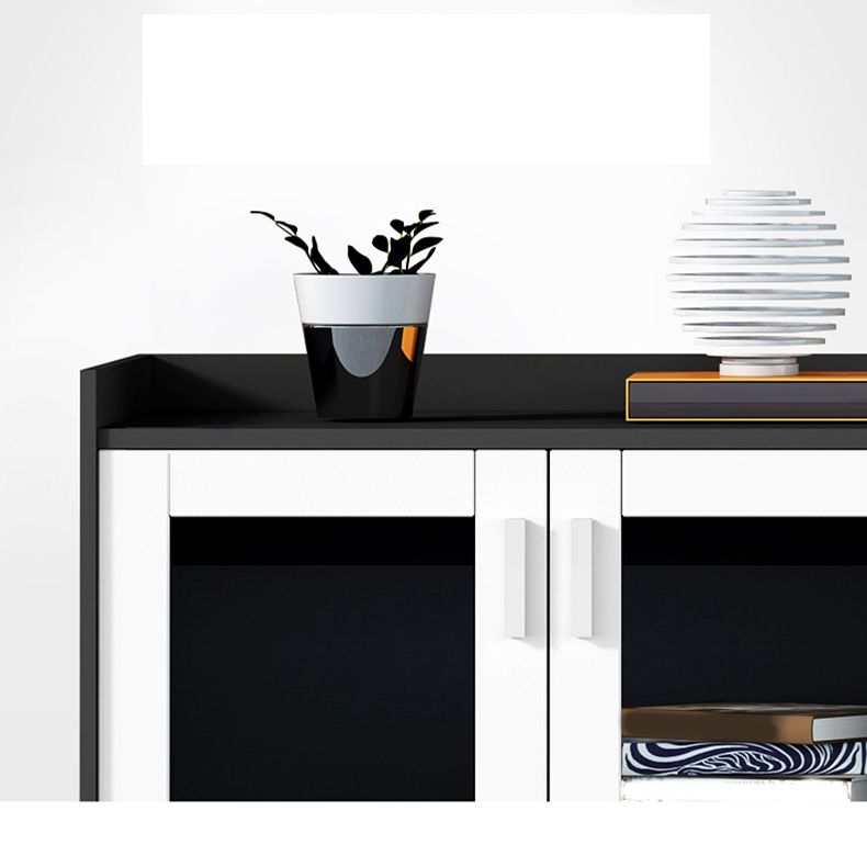 Archivo de panel de contraste de archivos modernos para el archivador de madera para el hogar u oficina