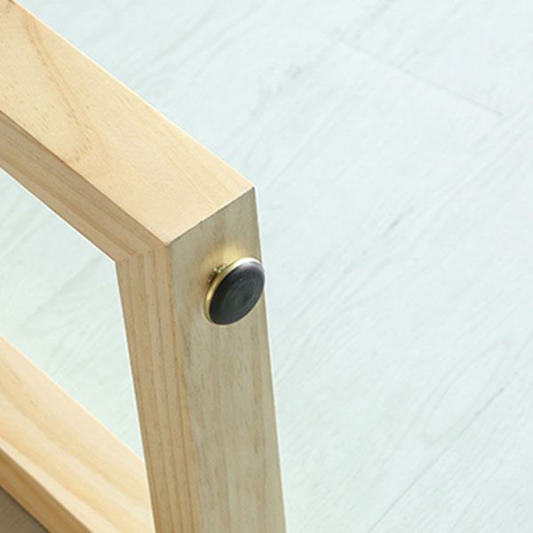 Massivholzstangen -Tisch -Set 1/2/3 Stücke Rechteckiger Stangenhocker und Tischsatz