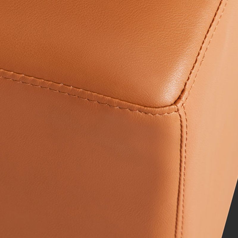 Gorgeous Square Ottoman Pure Color Genuine Leather Water Resistant Footstool Ottoman Clearhalo 'furn' 'furn_ottomans_poufs' 'Furniture' 'Living Room Furniture' 'Ottomans & Poufs' 'ottomans_poufs' 1200x1200_2d9c27ce-1883-4edc-997e-e84703443d93