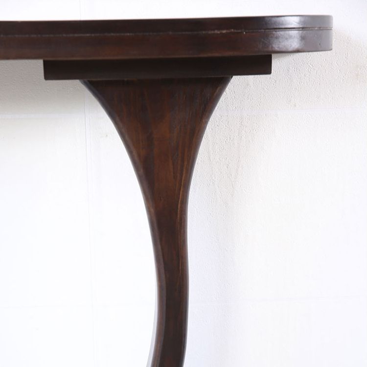 Tabella della console moderna di metà secolo a metà secolo tavolo di divano console in legno massiccio