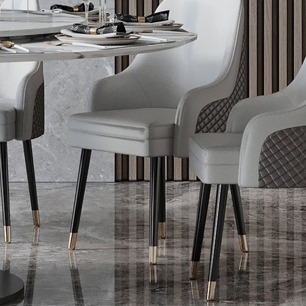 Round Pedestal Dining Table Traditional Luxury Furniture with Turntable Clearhalo 'Dining Tables & Seating' 'Dining Tables' 'dining_table' 'furn' 'furn_dining_table' 'Furniture' 'Kitchen & Dining Furniture' 1200x1200_2d9df5b8-6c00-4940-bff9-6862699c496d
