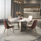 Round Dining Set 1/3/4/5/7 Pcs Stone Dining Table and Upholstered Chairs Clearhalo 'Dining Room Sets' 'Dining Tables & Seating' 'dining_room_set' 'furn' 'furn_dining_room_set' 'Furniture' 'Kitchen & Dining Furniture' 1200x1200_2d9dfda3-f33f-413d-a87f-bf16415e90fc