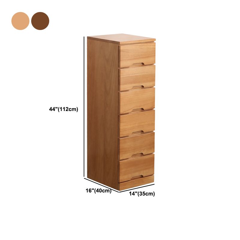 44 "hoge houten 6-lads accentborstkant vierkante bovenkant zonder handkastje