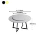 Traditional Luxury Dining Table White Marble Round Dining Table for Home