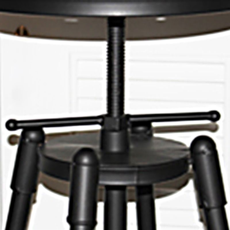 Industrial Style Round Seat Adjustable Height Counter Stool for Kitchen Bar Clearhalo 'Bar Furniture' 'Bar Stools' 'bar_stools' 'furn' 'furn_bar_stools' 'furniture_bar_stools' 'Kitchen & Dining Furniture' 'kitchen&dining_furn' 'kitchen' 'kitchen_furn' Furniture' 1200x1200_2da52b48-832c-41e2-b47a-f5d560dd035e