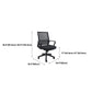 Chaise de back-office de milieu de back-office rotatif