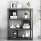Vertical Metal Frame Etagere Bookshelf Manufactured Wood Shelf Bookcase for Living Room Clearhalo 'Bookcases' 'furn' 'furn_bookcases' 'Furniture' 'furniture_bookcases' 'Office Furniture' 1200x1200_2da64056-2df2-4bd9-95c8-bda7df30d2e4