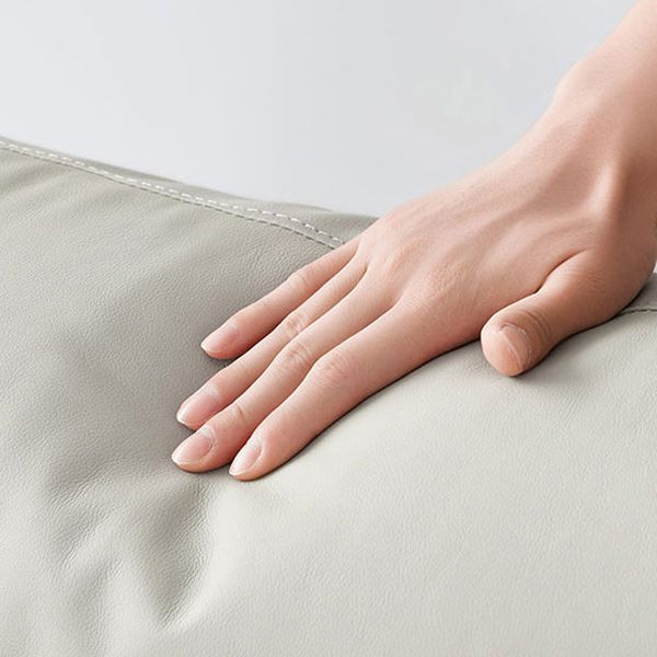 Divano sezionali a forma di L blu di divano a braccio quadrato