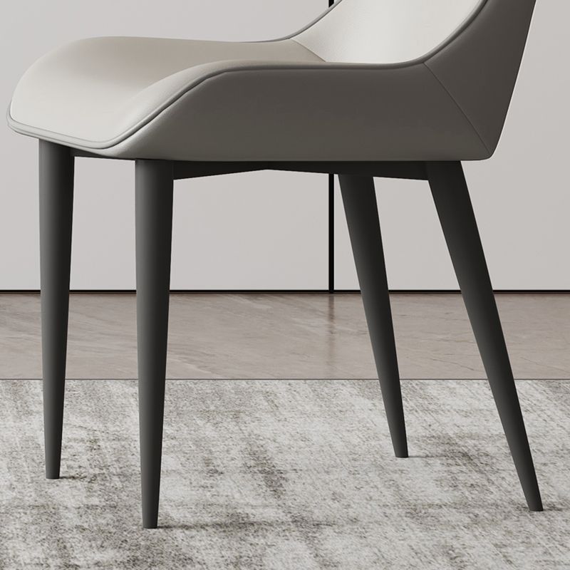 Modern Simple Side Chair Leather Side Dining Chair for Living Room Clearhalo 'Dining Chairs' 'Dining Tables & Seating' 'dining_chair' 'furn' 'furn_dining_chair' 'Furniture' 'Kitchen & Dining Furniture' 1200x1200_2daa21bc-0b53-4730-a110-1c0c77ee0014