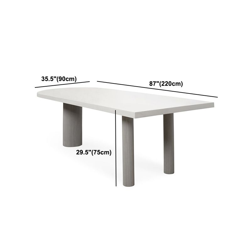 Free Form Solid Wood Dining Table Simplicity 3 Legs Table for Dining Room Clearhalo 'Dining Tables & Seating' 'Dining Tables' 'dining_table' 'furn' 'furn_dining_table' 'Furniture' 'furniture_dining_table' 'Kitchen & Dining Furniture' 'kitchen' 'kitchen_dining_table' 1200x1200_2daa437e-616b-4703-bc30-e1d234a8814d