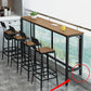 Metal Rectangle Fixed Table Bistro Bar Desk Outdoor Modern Bar Height Cocktail Table Clearhalo 'Bar Furniture' 'Bar Tables' 'bar_tables' 'furn' 'furn_bar_tables' 'Furniture' 'furniture_bar_tables' 'Kitchen & Dining Furniture' 1200x1200_2dab6516-477c-4fcb-8c95-34bc53a0435e