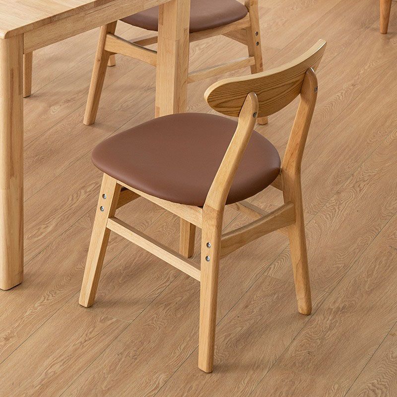 Wood Industrial Kitchen Dining Room Chair Open Back Side Chair Clearhalo 'Dining Chairs' 'Dining Tables & Seating' 'dining_chair' 'furn' 'furn_dining_chair' 'Furniture' 'furniture_dining_chair' 'Kitchen & Dining Furniture' 1200x1200_2dab8eaa-05fb-4bf0-bb35-d33f1424486d