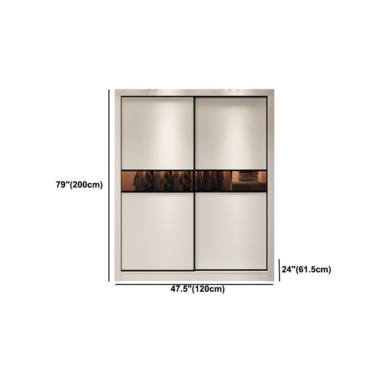 Eigentijdse garderobe armoire houten garderobe kast met planken