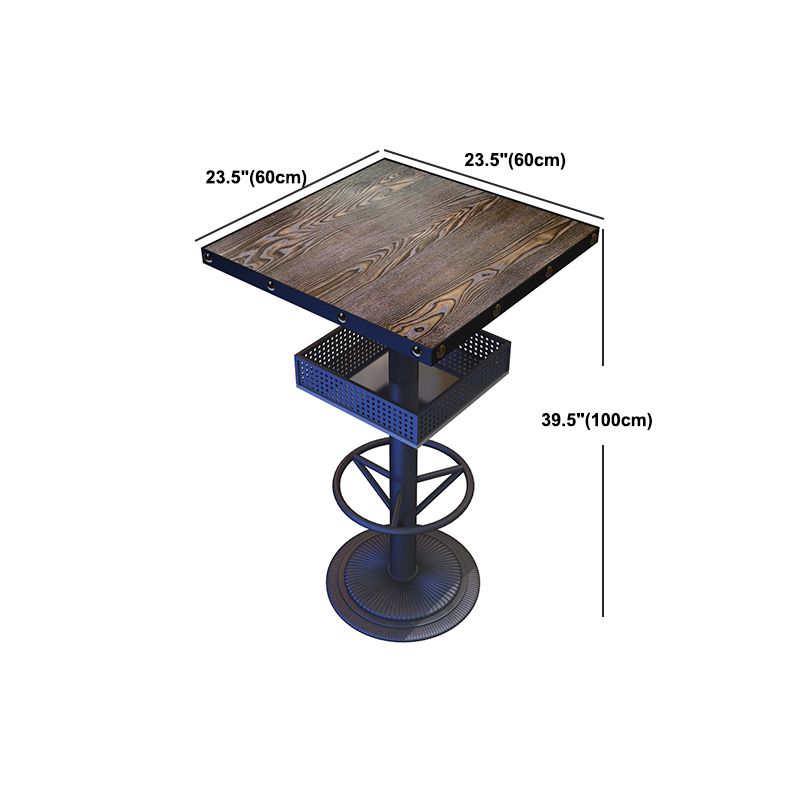 Modern Style Bar Table 1/4 Pieces Brown Colour Wood Counter Table Clearhalo 'Bar Furniture' 'furn' 'furn_home_bar_bar_sets' 'Furniture' 'Home Bars & Bar Sets' 'home_bar_bar_sets' 'Kitchen & Dining Furniture' 1200x1200_2dadb74d-3db6-4fb3-abe3-ed76298a39a4