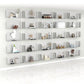 Closed Back Modern Style Bookcase Metal Wall Mounted Bookshelf for Home Office