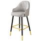Bucket Dining Stool Contemporary Armed Bar Stool with Cushion Clearhalo 'Bar Furniture' 'Bar Stools' 'bar_stools' 'furn' 'furn_bar_stools' 'Furniture' 'Kitchen & Dining Furniture' 1200x1200_2db2ca41-525d-4094-8115-d4e9d9f6a195