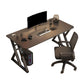 Wooden Rectangle Gaming Desk Modern 29.53-inch Tall Computer Desk with Sled Base