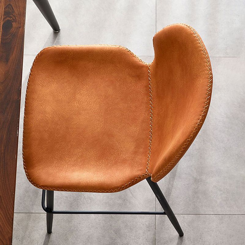Modern Style Iron Bar Stool with Footrest Low Back Simple Bar Stool Clearhalo 'Bar Furniture' 'Bar Stools' 'bar_stools' 'furn' 'furn_bar_stools' 'furniture_bar_stools' 'Kitchen & Dining Furniture' 'kitchen&dining_furn' 'kitchen' 'kitchen_furn' Furniture' 1200x1200_2db32097-bd38-499a-9ab4-7d6f7af3e765