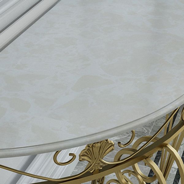 Tavolo di divano console in marmo moderno per la sala per la sala