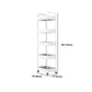 Moderne plastic boekenplank pure witte etagere open plank boekenkast