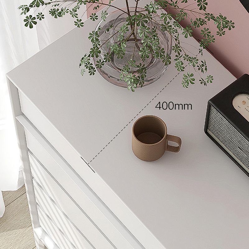 Moderno cassa di stoccaggio in legno verticale con cassetti a chiusura morbida per la casa