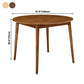 Rubber Wood Round Table for Restaurant Modern Dining Table in Nature/Walnut with 4 Legs Clearhalo ' dining_table' 'Dining Tables & Seating' 'Dining Tables' 'furn' 'furn_dining_table' 'Furniture' 'furniture_dining_table' 'Kitchen & Dining Furniture' 'kitchen&dining_furn' 'kitchen' 'kitchen_dining_table' 1200x1200_2db8a79f-5545-4d14-8711-cb310e592d0b