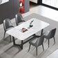 Modern 1/2/5/7 Pieces Rectangle Dining Set Sintered Stone Dining Table Set Clearhalo 'Dining Room Sets' 'Dining Tables & Seating' 'dining_room_set' 'furn' 'furn_dining_room_set' 'Furniture' 'furniture_dining_room_set' 'Kitchen & Dining Furniture' 'kitchen&dining_furn' 'kitchen' 1200x1200_2dbbf73d-db96-411e-a5f8-67de96ff3138