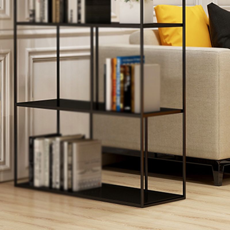 Metal Etagere Bookcase Industrial Open Back Bookshelf for Home Office Clearhalo 'Bookcases' 'furn' 'furn_bookcases' 'Furniture' 'furniture_bookcases' 'kitchen' 'kitchen_bookcases' 'Living Room Furniture' 'Office Furniture' 1200x1200_2dbdfdf0-96dd-4d76-9c97-5187e38b1f5b