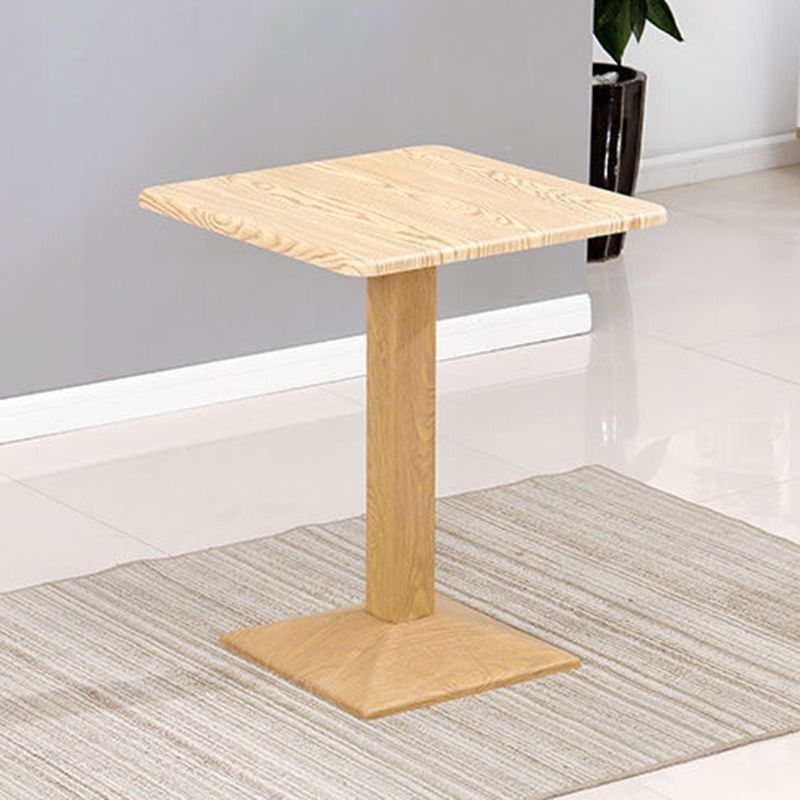 Contemporary Round and Wooden Square Dining Table for 2 People Clearhalo 'Dining Tables & Seating' 'Dining Tables' 'dining_table' 'furn' 'furn_dining_table' 'Furniture' 'Kitchen & Dining Furniture' 1200x1200_2dbf41f9-4d5f-4bbd-a270-46861bb1f102