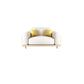 Contemporary White Cushions Standard Square Arm Slipcovered Sofa