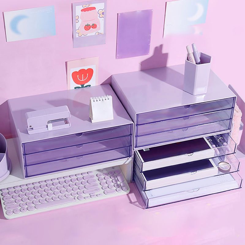 ACRYLIC ACRílico moderno con 3 cajones Archivo para el hogar u oficina