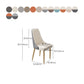 Glam Style Side Chair Leather Parsons Back Dining Chair for Home Clearhalo 'Dining Chairs' 'Dining Tables & Seating' 'dining_chair' 'furn' 'furn_dining_chair' 'Furniture' 'Kitchen & Dining Furniture' 1200x1200_2dc4fac4-69a4-4e5c-9b8b-fc4d51c0500f