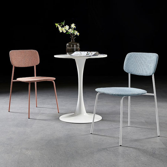 Contemporary Metal Dining Room Chairs Armless Open Back Dining Chair for Home Use Clearhalo ' kitchen&dining_furn' 'Dining Chairs' 'Dining Tables & Seating' 'dining_chair' 'furn' 'furn_dining_chair' 'Furniture' 'furniture_dining_chair' 'Kitchen & Dining Furniture' 'kitchen' 1200x1200_2dc94e12-9875-44a2-98ac-c6d2804c99f1