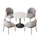 Modern Sintered Stone Dinette Set with Round Shape Table Dining Room Furniture for Dining Room Clearhalo 'Dining Room Sets' 'Dining Tables & Seating' 'dining_room_set' 'furn' 'furn_dining_room_set' 'Furniture' 'furniture_dining_room_set' 'Kitchen & Dining Furniture' 'kitchen&dining_furn' 'kitchen' 1200x1200_2dcb7f43-b635-46ec-9553-0234115039fe