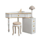 1/4 Drawers Solid Wood Vanity Desk Victorian Makeup Vanity Desk
