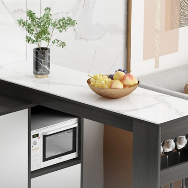 Modem & Contemporary Rectangle Wood Bar Height Pub Table for Living Room Clearhalo 'Bar Furniture' 'Bar Tables' 'bar_tables' 'furn' 'furn_bar_tables' 'Furniture' 'Kitchen & Dining Furniture' 1200x1200_2dcbec4f-3ca8-4262-a49b-31d9a680b890