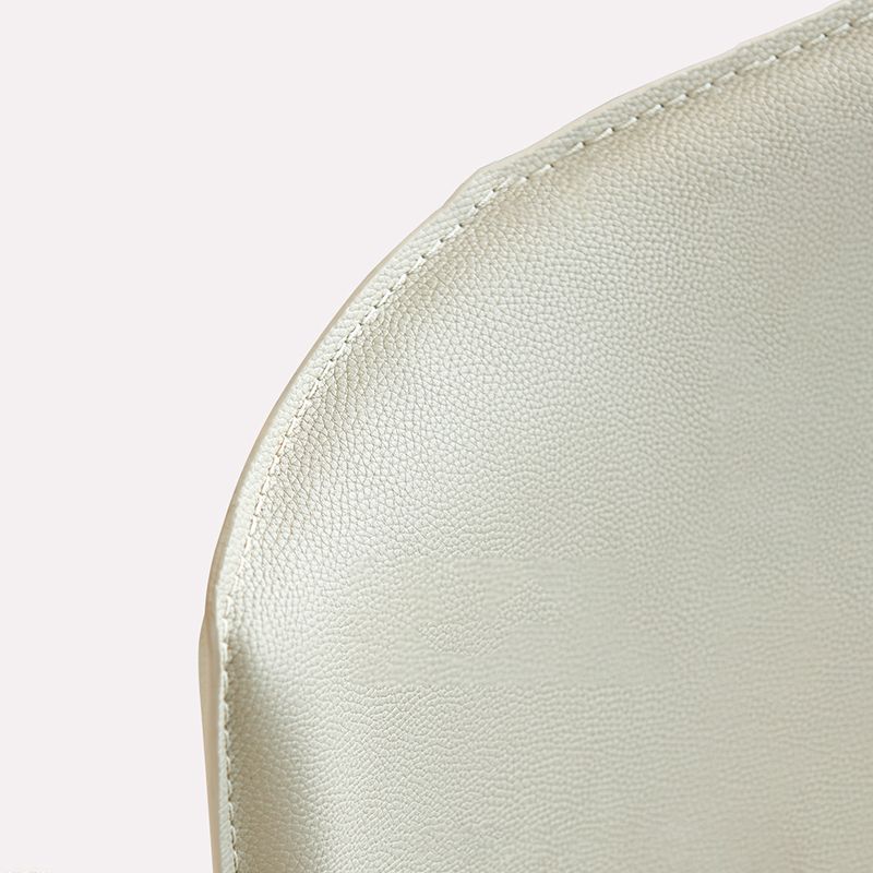 Silla de cuero moderna sólida sólida para comedor para comedor
