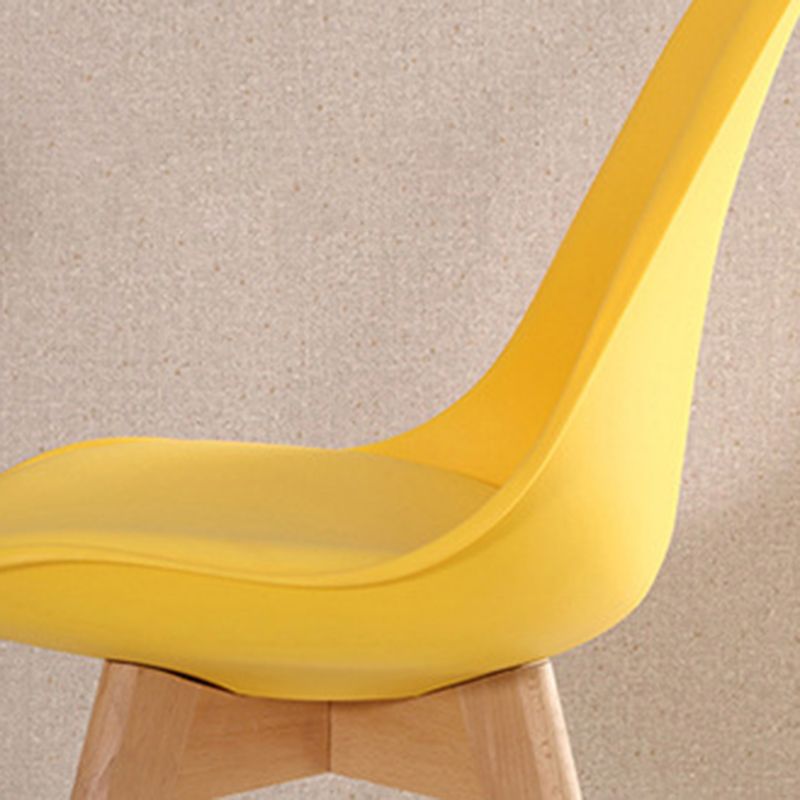 Scandinavian Beech Parsons Side Chair Matte Finish Leather Dining Chairs (Set of 2) Clearhalo ' kitchen&dining_furn' 'Dining Chairs' 'Dining Tables & Seating' 'dining_chair' 'Furniture' 'furniture_dining_chair' 'Kitchen & Dining Furniture' 'kitchen' 1200x1200_2dcf5d13-8ebc-462a-abcc-b708da4baf64