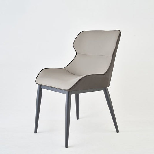 Modern Leather Restaurant Side Chair Matte Finish Wingback Dining Chair (Set of 2) Clearhalo ' kitchen&dining_furn' 'Dining Chairs' 'Dining Tables & Seating' 'dining_chair' 'furn' 'furn_dining_chair' 'Furniture' 'furniture_dining_chair' 'Kitchen & Dining Furniture' 'kitchen' 1200x1200_2dd0db04-0544-4027-ae55-93e18e782342