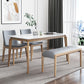 Sintered Stone White Tone Table Mid-Century Modern 4 Legs Table for Dining Room Clearhalo ' dining_table' 'Dining Tables & Seating' 'Dining Tables' 'furn' 'furn_dining_table' 'Furniture' 'furniture_dining_table' 'Kitchen & Dining Furniture' 'kitchen&dining_furn' 'kitchen' 'kitchen_dining_table' 1200x1200_2dd13b55-515d-432d-9c01-cd4656887598