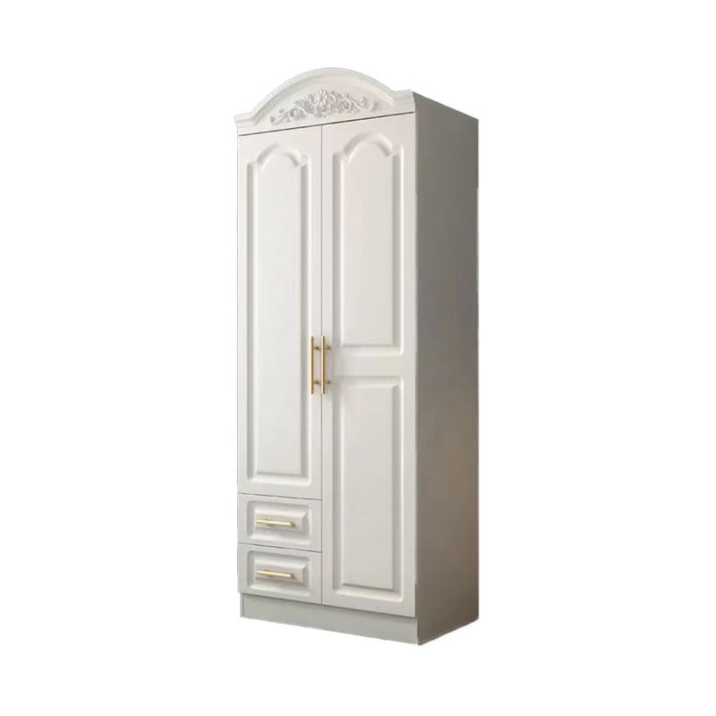 French Country Wardrobe Armoire White Wooden Wardrobe Cabinet Clearhalo 'Armoires & Wardrobes' 'armoires_wardrobes' 'Bedroom Furniture' 'furn' 'furn_armoires_wardrobes' 'Furniture' 1200x1200_2dd15731-fdac-40bb-91ea-ae8c7073b8f6