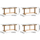 Trestle Table Clear Tempered Glass Dining Table Rectangle for Dining Room Home Clearhalo ' dining_table' 'Dining Tables & Seating' 'Dining Tables' 'Furniture' 'furniture_dining_table' 'Kitchen & Dining Furniture' 'kitchen&dining_furn' 'kitchen' 'kitchen_dining_table' 1200x1200_2dd544ee-0deb-43c5-b6df-c4c68befc79f