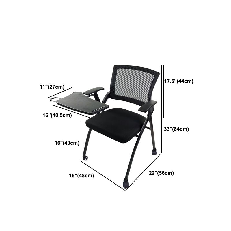 Silla ergonómica contemporánea para invitados Silla para conferencias con respaldo medio