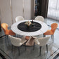 Modern Round Pedestal Dining Table Sintered Stone Home Convertible Dining Table Clearhalo 'Dining Tables & Seating' 'Dining Tables' 'dining_table' 'furn' 'furn_dining_table' 'Furniture' 'furniture_dining_table' 'Kitchen & Dining Furniture' 'kitchen' 'kitchen_dining_table' 1200x1200_2dd8cc56-1e42-453f-9386-2d74c2c14580