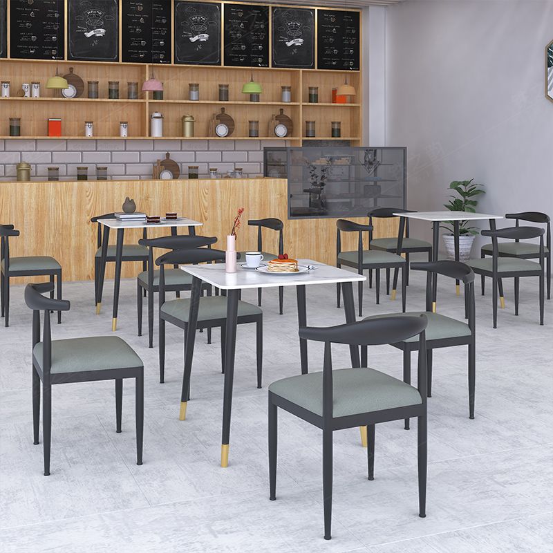Industrial Style Dining Table Marble 4 Legs Dining Site Table for Home Clearhalo ' dining_table' 'Dining Tables & Seating' 'Dining Tables' 'furn' 'furn_dining_table' 'Furniture' 'furniture_dining_table' 'Kitchen & Dining Furniture' 'kitchen&dining_furn' 'kitchen' 'kitchen_dining_table' 1200x1200_2ddb17e9-7c95-4157-a546-41ca467e0eba